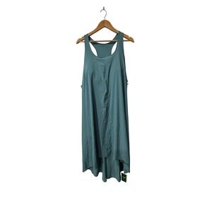 Halara Breezefultm Athleisure Dress 2X Teal Racerback High Low